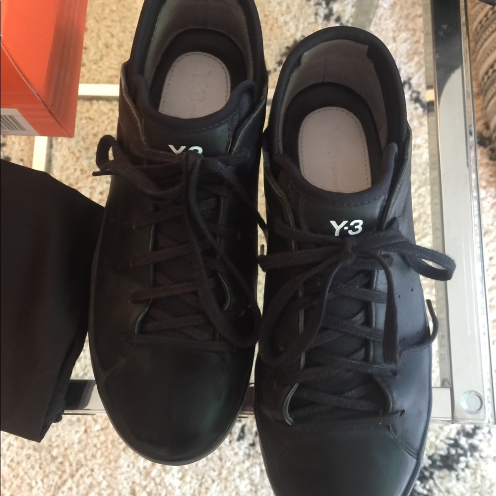Y3 smooth court sneakers